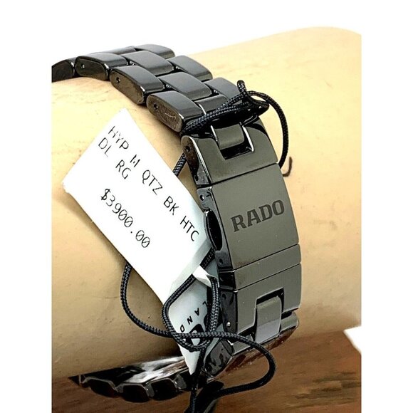 Rado Womens Watch R32123152 Hyperchrome Swiss Quartz Diamond Bezel Black… - Picture 9 of 13